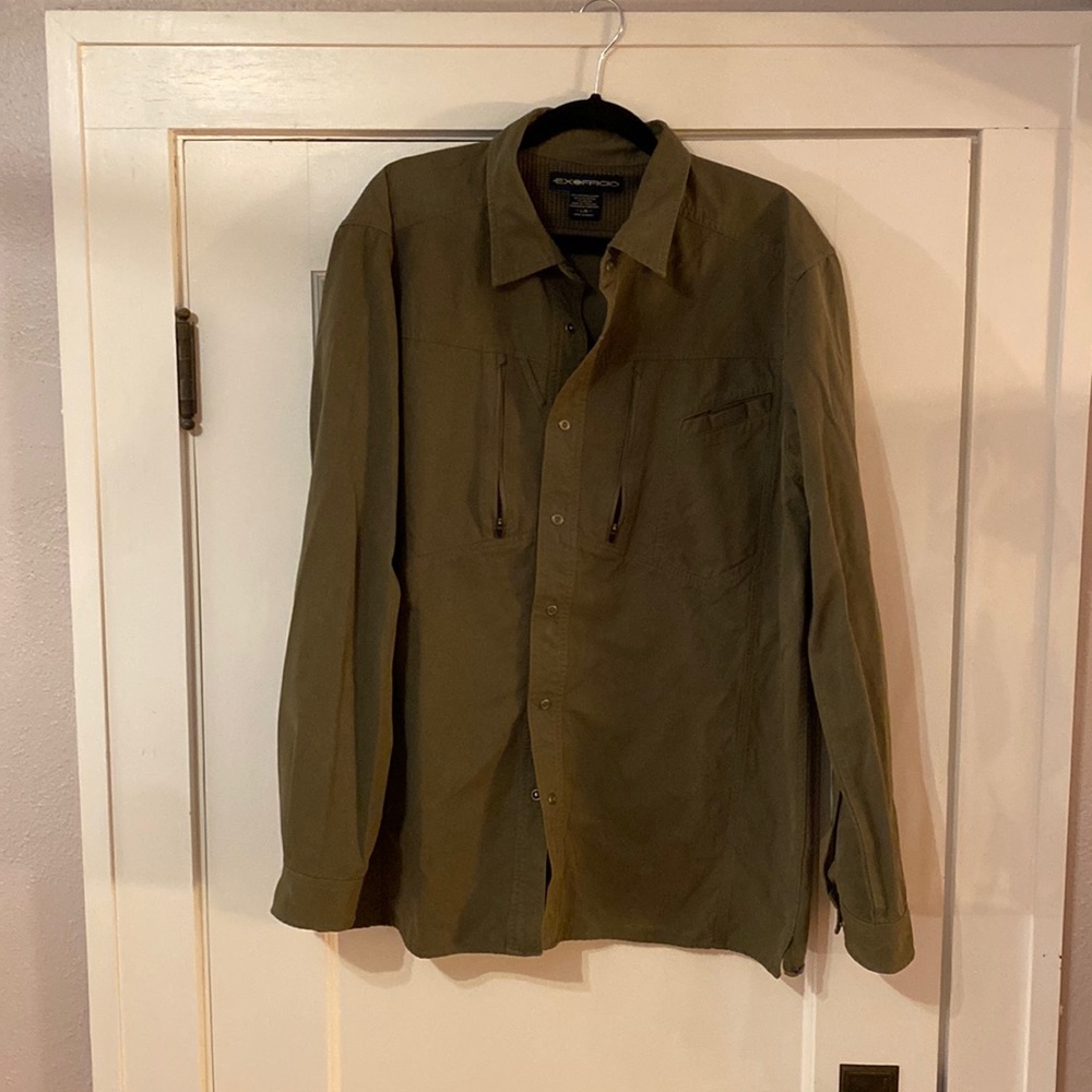 Men’s Large, ExOfficio Heavy Duty Shirt
